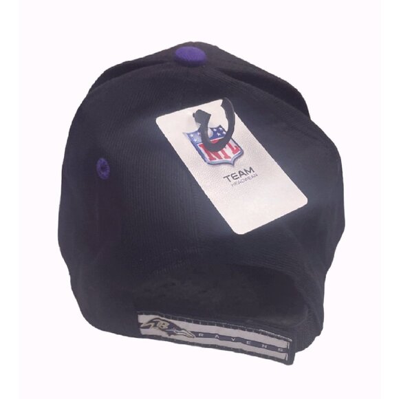 Baltimore Ravens Black Embroidered Logo Cap Hat NEW Fast Ship - Picture 4 of 7